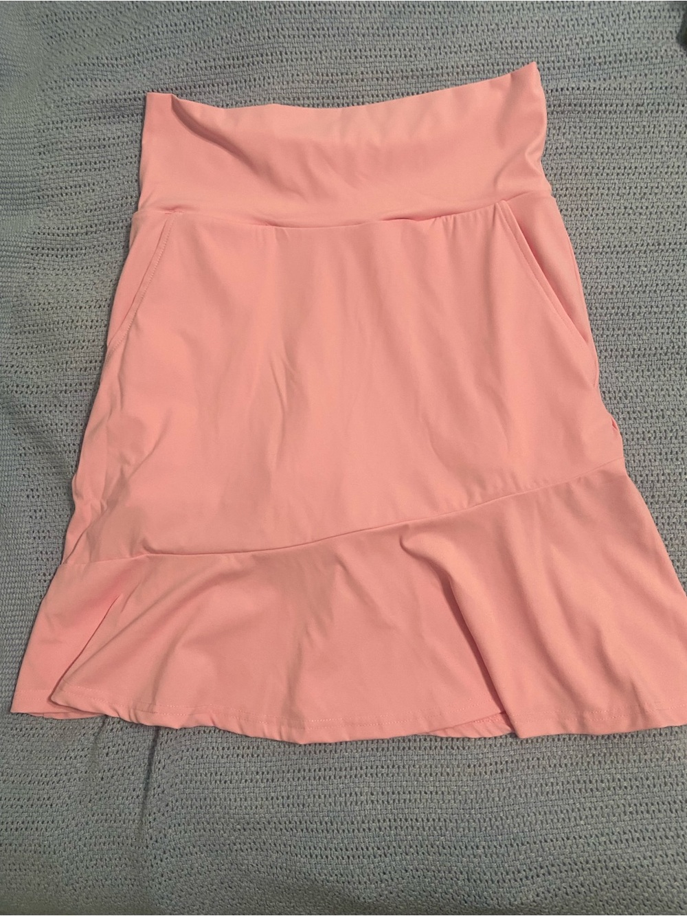 Women's Pink Ruffle Hem Tennis / Golf / Everyday Skirt - Small